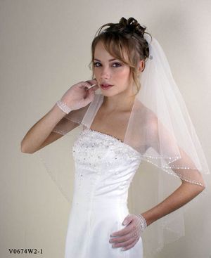 Wedding veil V0674W2-1